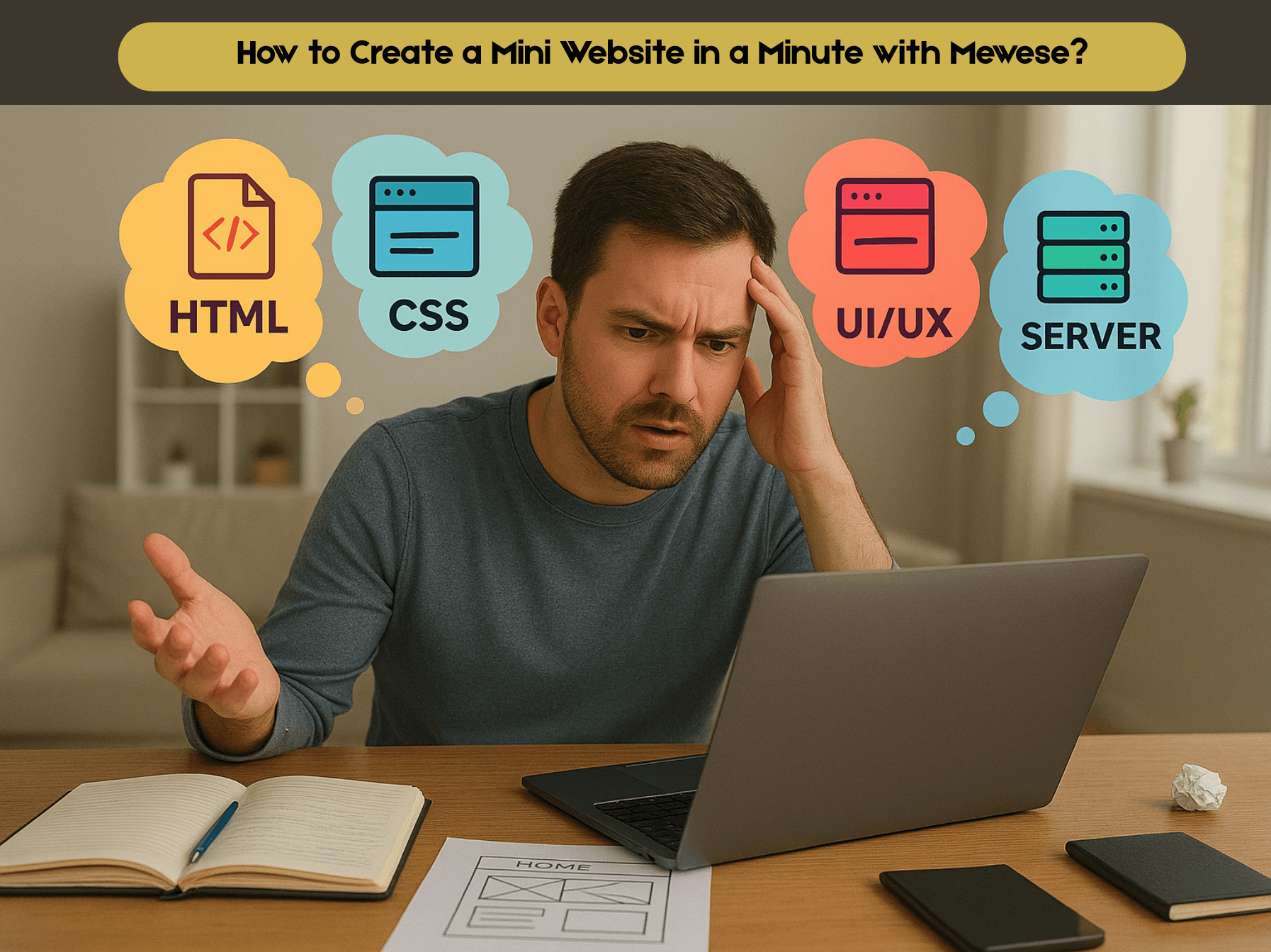How to Create a Mini Website in a Minute with Mewese?